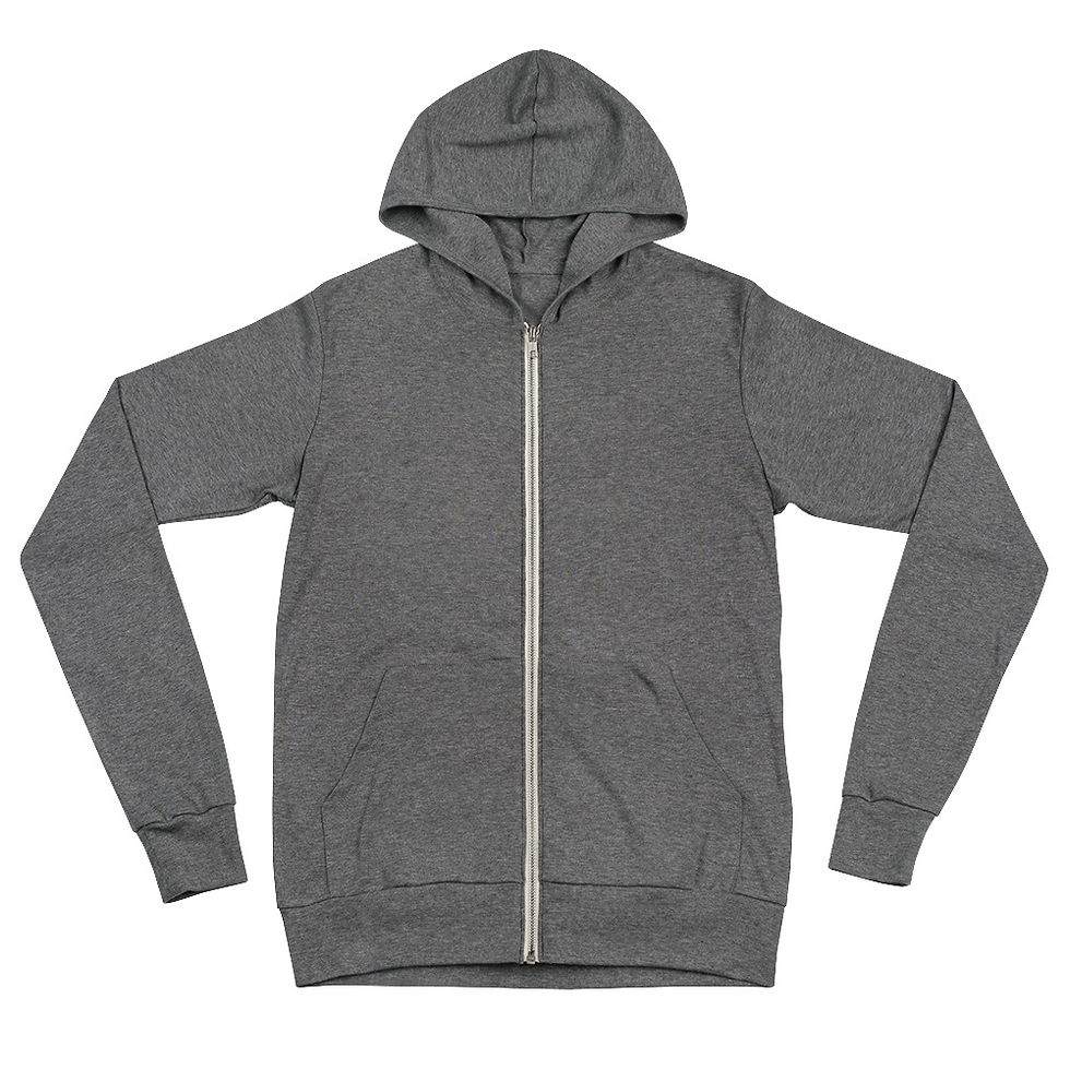 Thumbnail: Invisible Man unisex zip hoodie