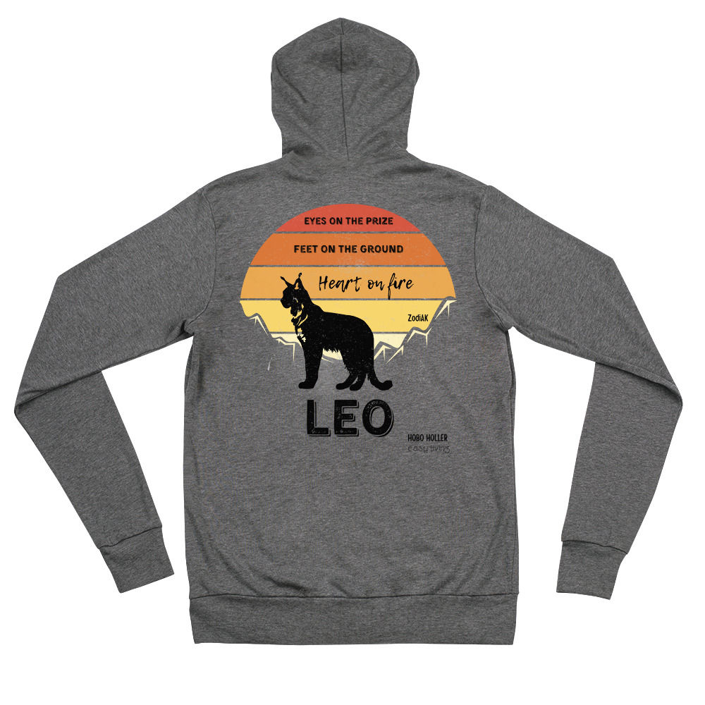 ZodiAK Leo Unisex zip hoodie