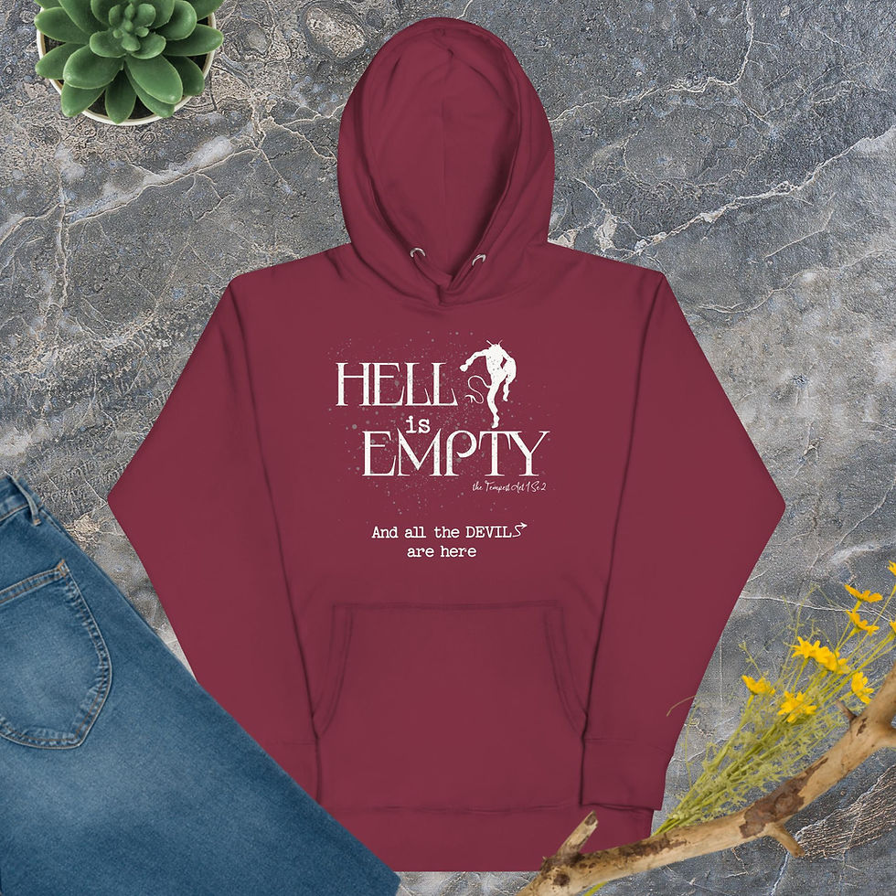 Thumbnail: Unisex Hell is Empty Hoodie