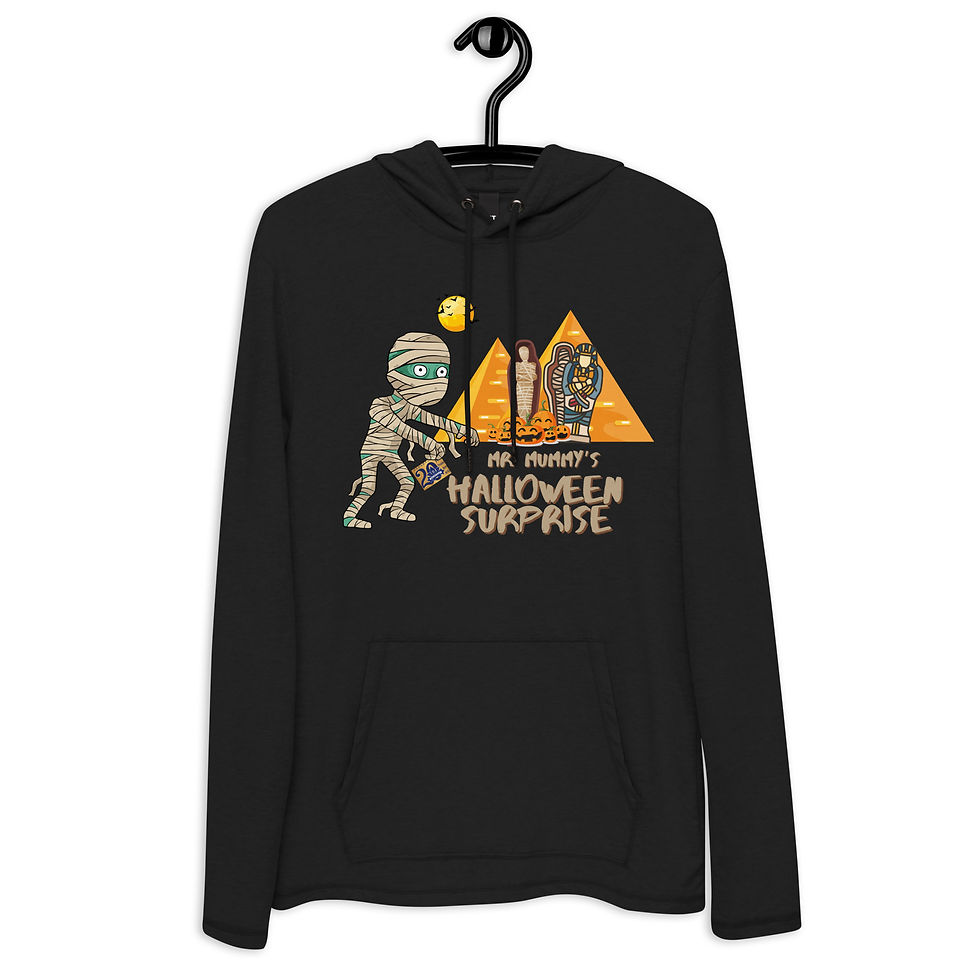 Thumbnail: Mr. Mummy Unisex Lightweight Hoodie