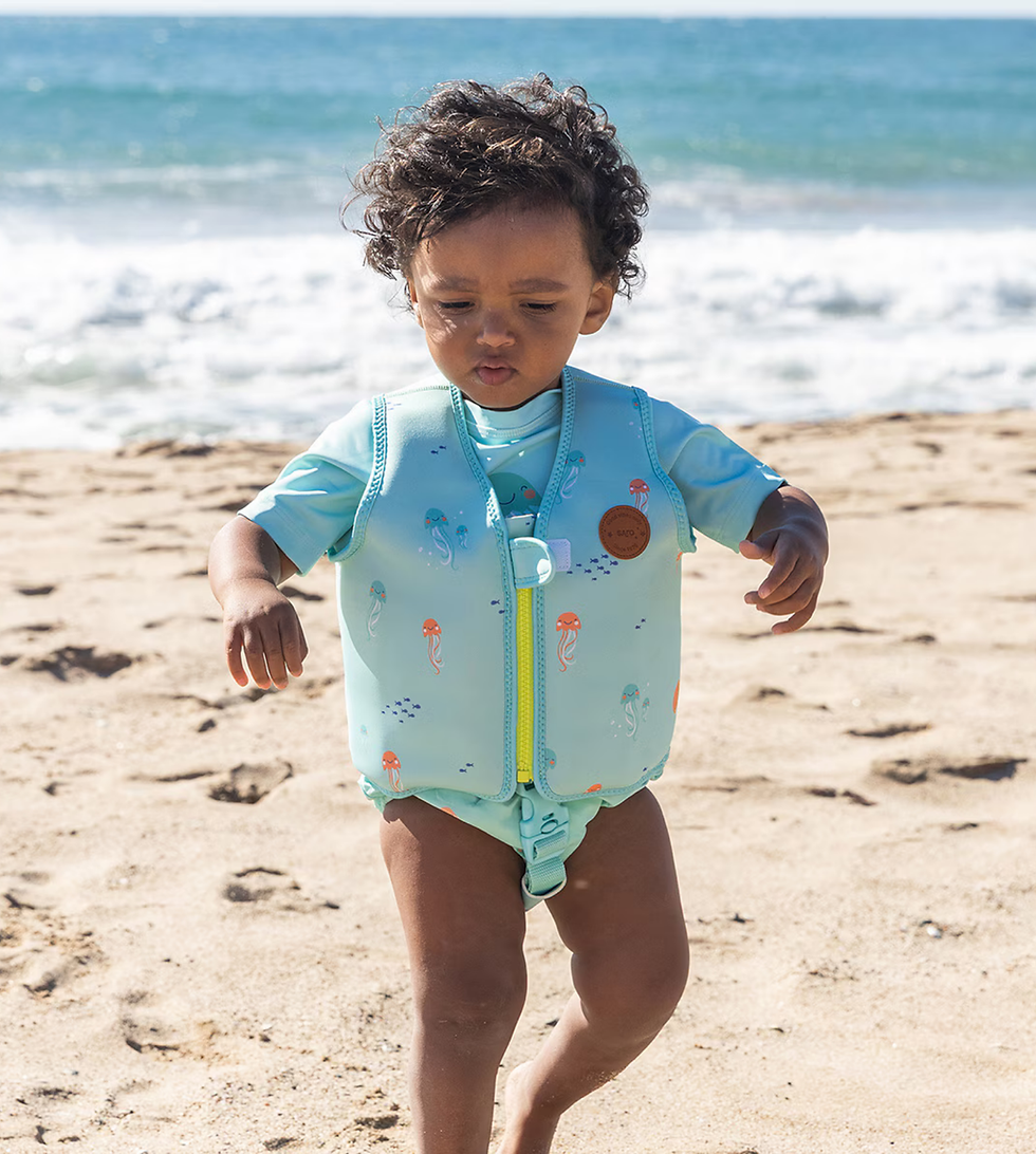 Chaleco flotador para bebé de 1 a 3 años modelo Jeallyfish