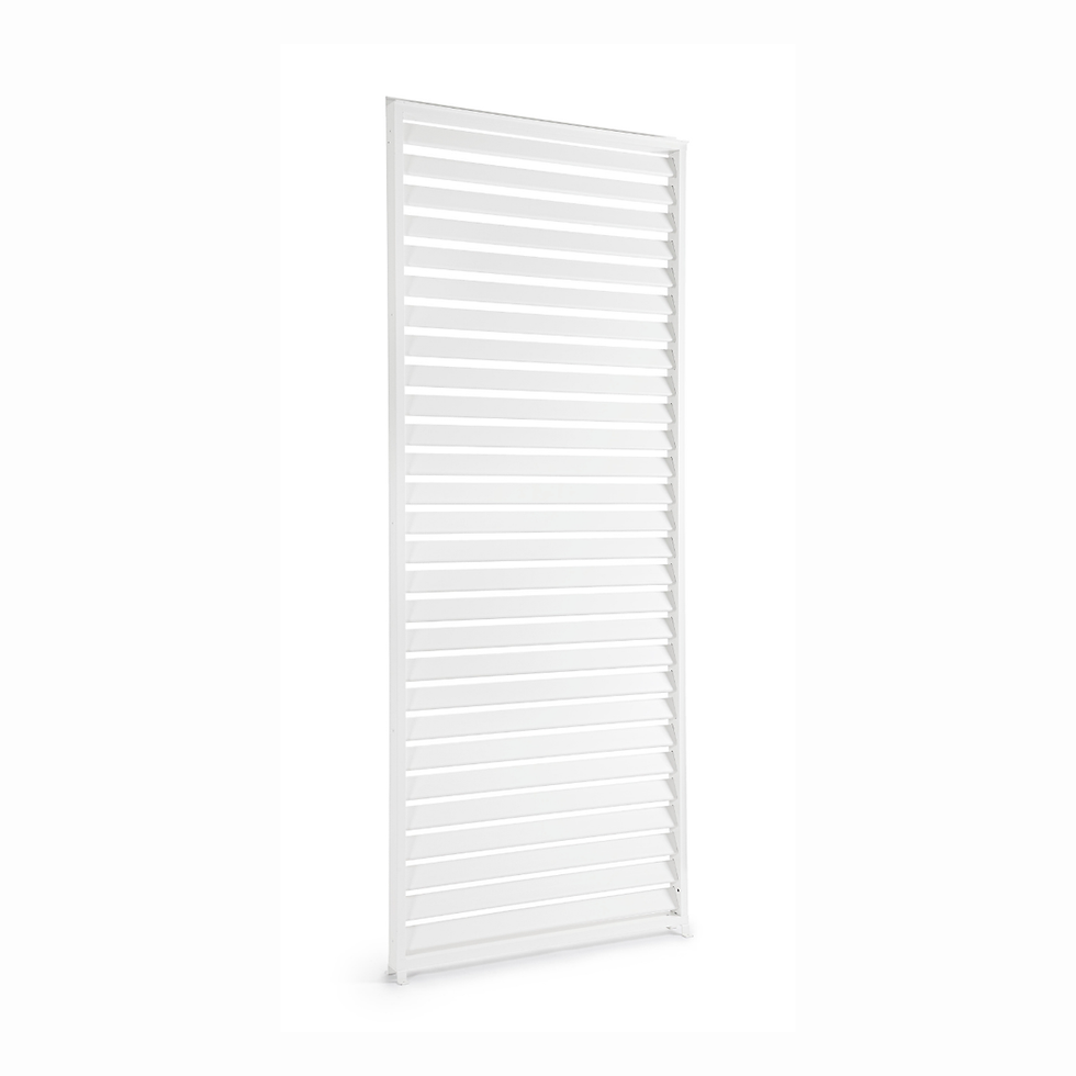 Parasol lateral 93 cm blanco compatible con pérgolas Ocean y Marea