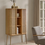 Thumbnail: Mueble cubo MC-365 Manila en madera maciza, disponible en color natural o negro