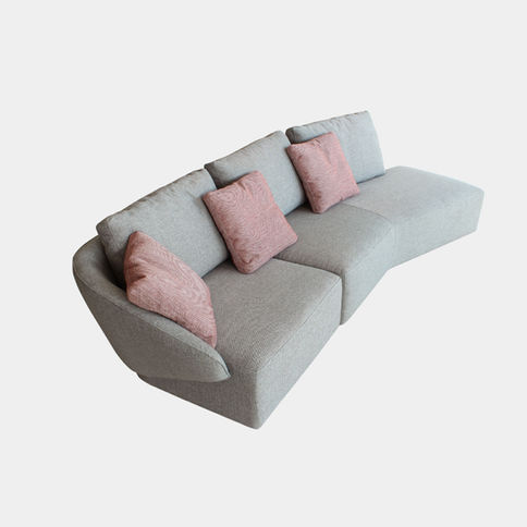 sofá Quin fijo en tienda de muebles en Gandía Zaus, sofá moderno y cómodo