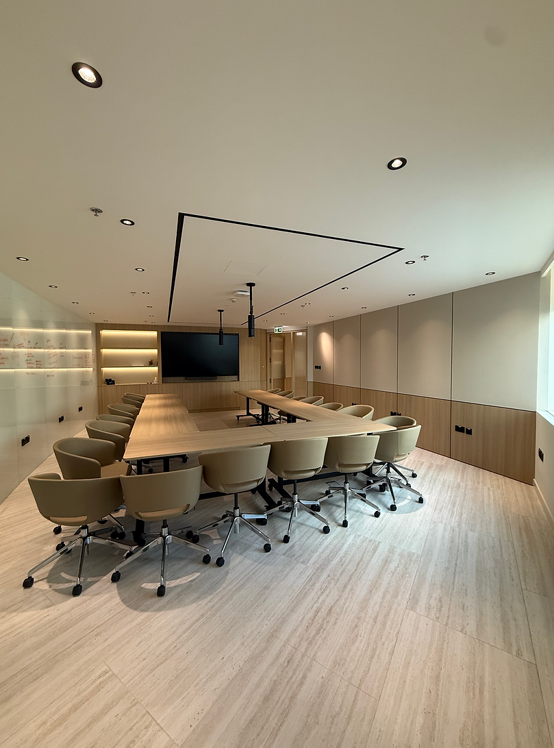 Office meeting room designed for collaboration and workplace performance