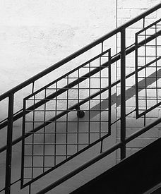 Treppe mit Schatten