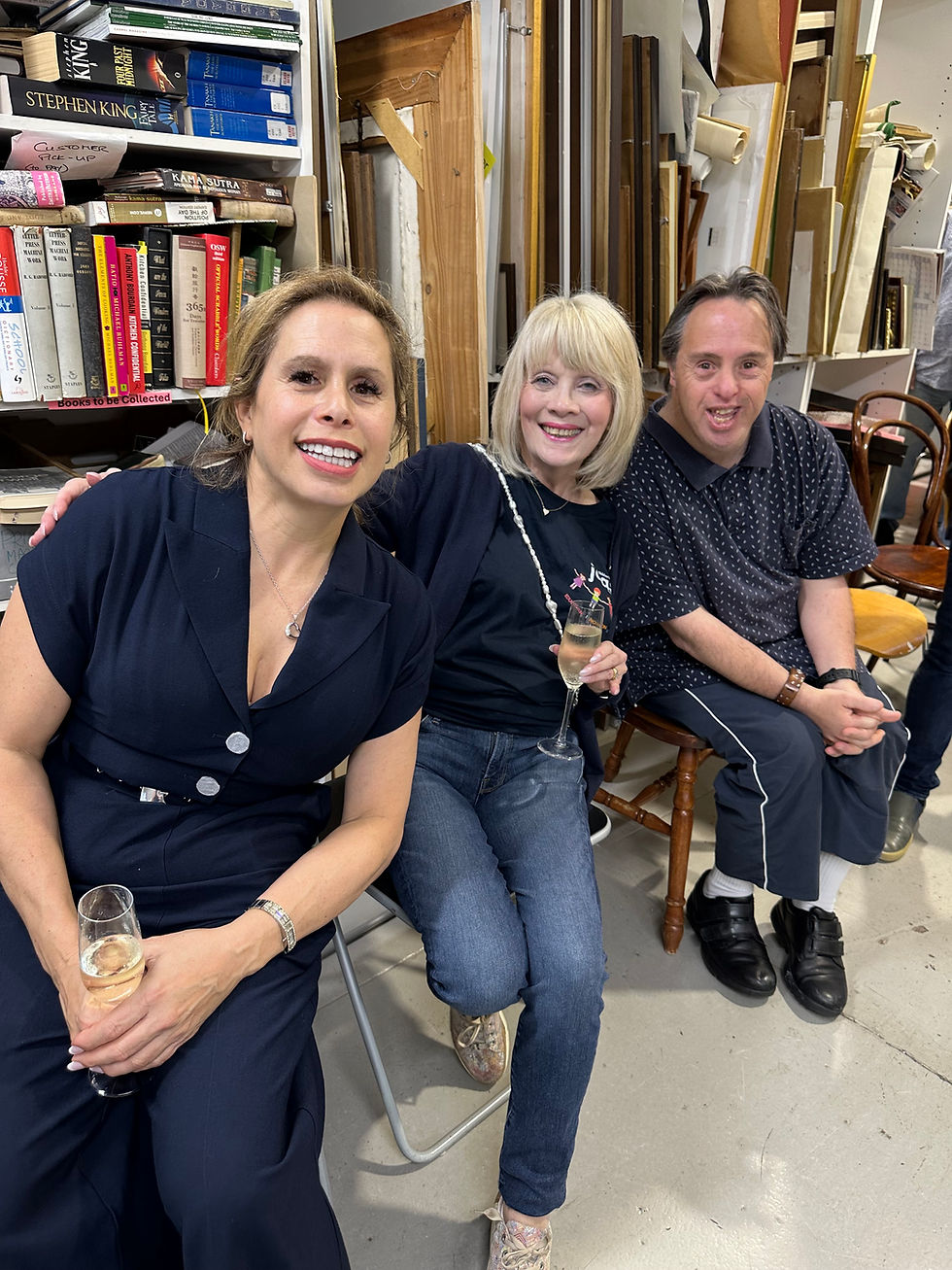 L-R Volunteers Annalise, Sheryl, Ian