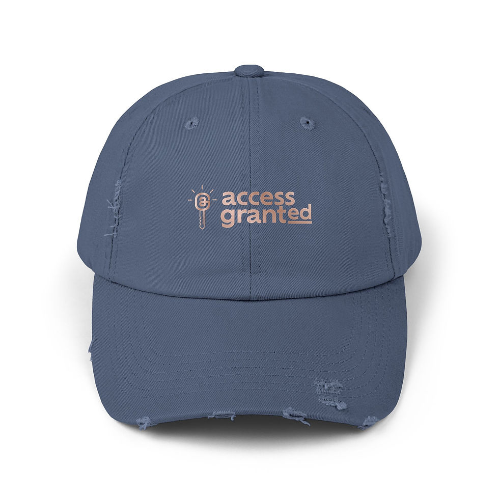Thumbnail: Unisex Distressed Cap