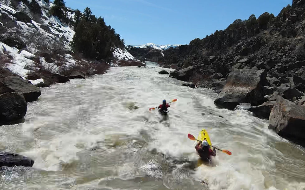 Learn to roll and run rapids in a whitewater kayak