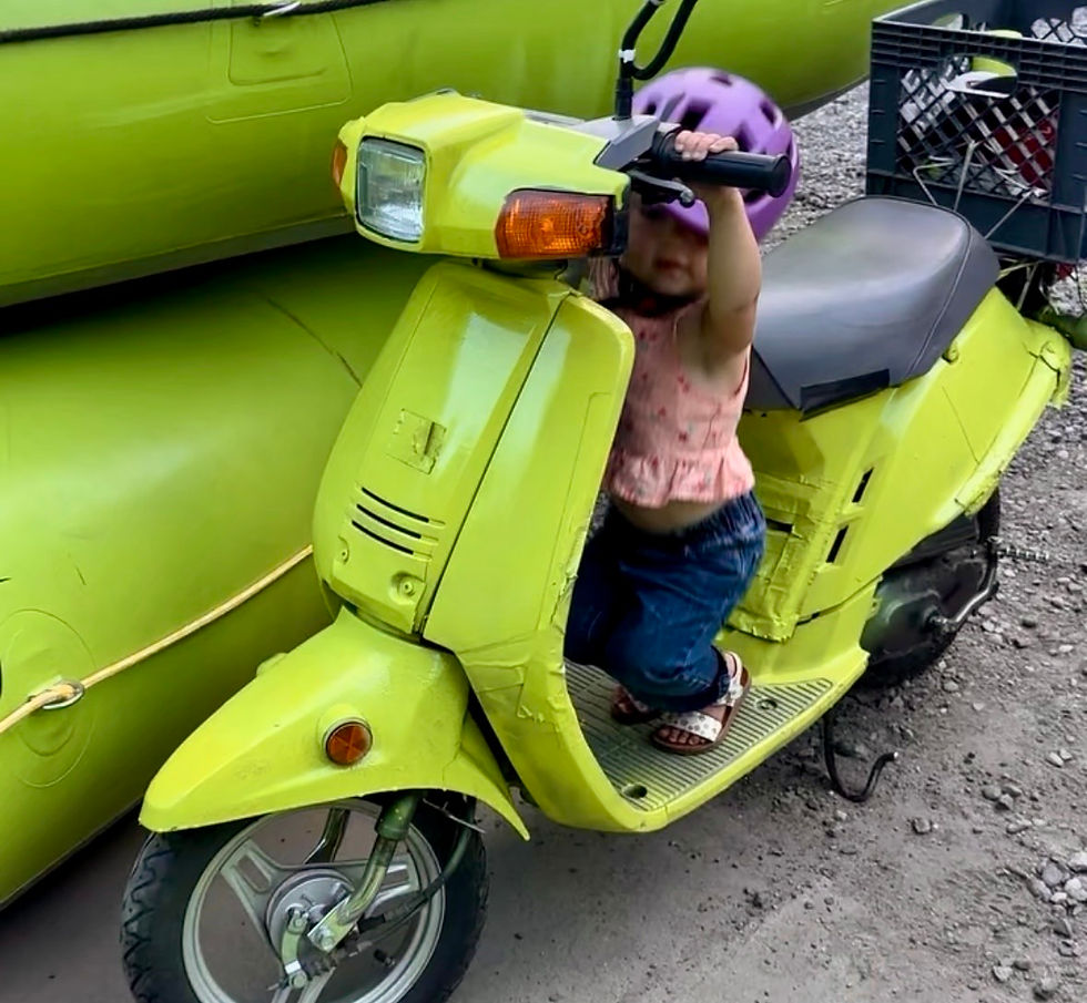 river booty - lost gear recovered from the river