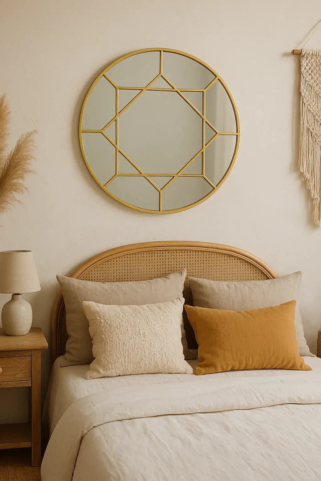 Gold Aurelia Star Mirror