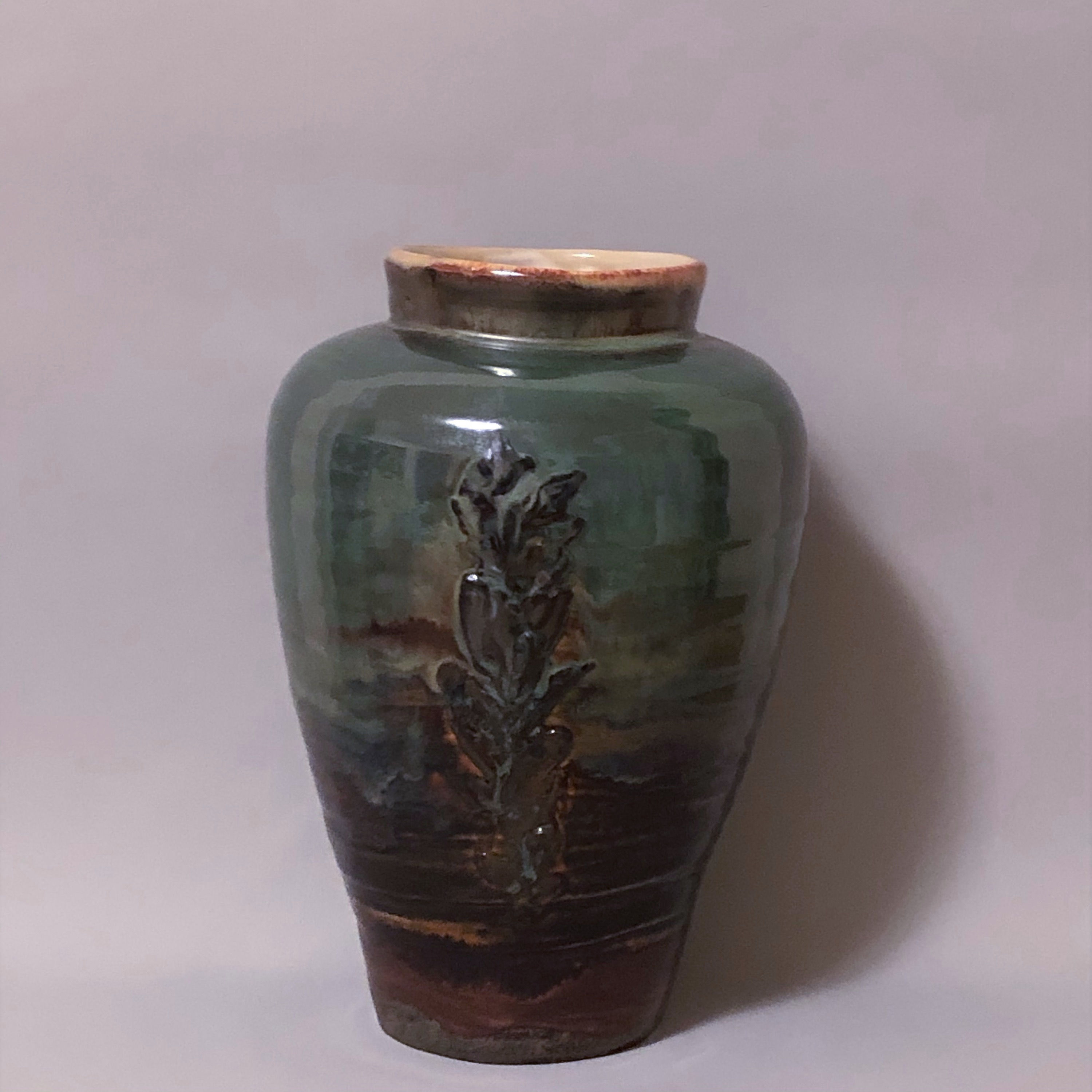 Bronze/Green Vase