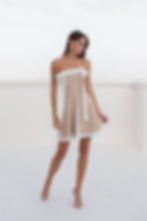 Mini Cocktail Dress 'Candy' with a bow