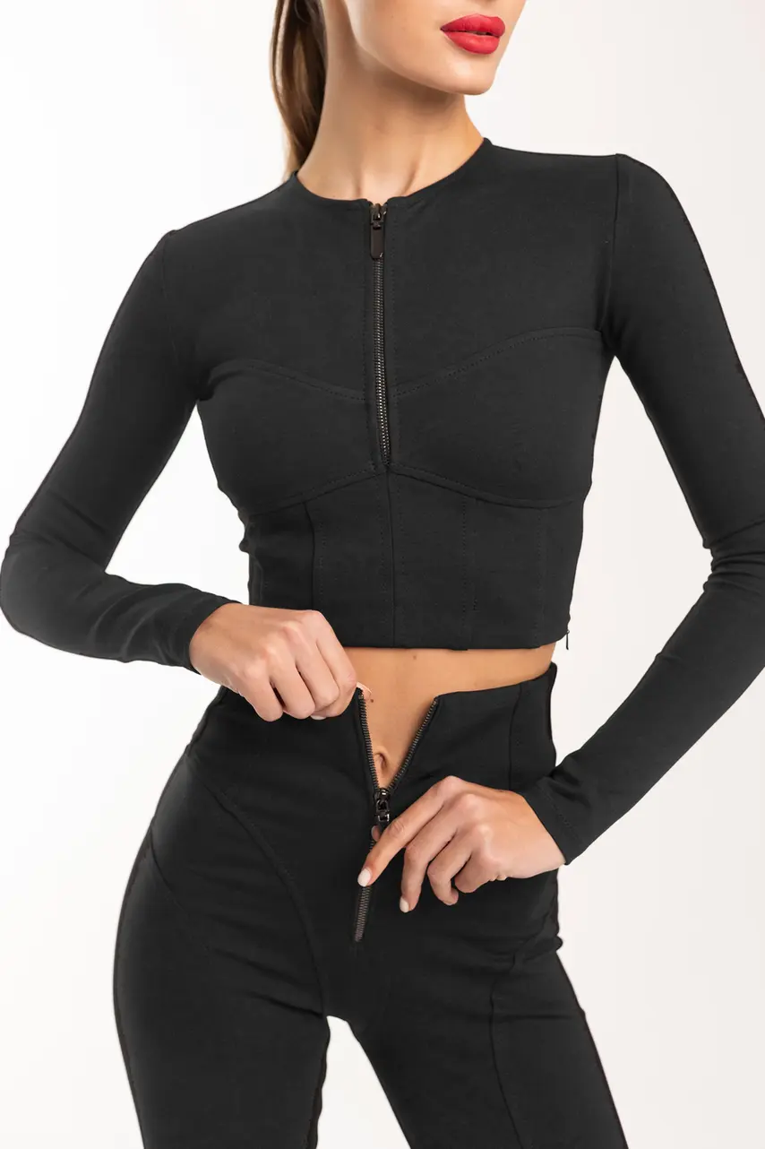 Jersey Crop Longsleeve Shapy