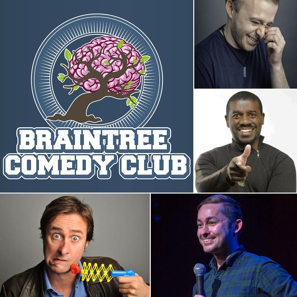 Braintree Comedy Club on Saturday September 4th 2021