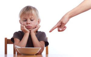 Will you really make him eat his breakfast for dinner?