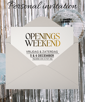 Openingsweekend 5 en 6 december 2025