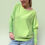 Thumbnail: Pull vlindermouw vert pomme