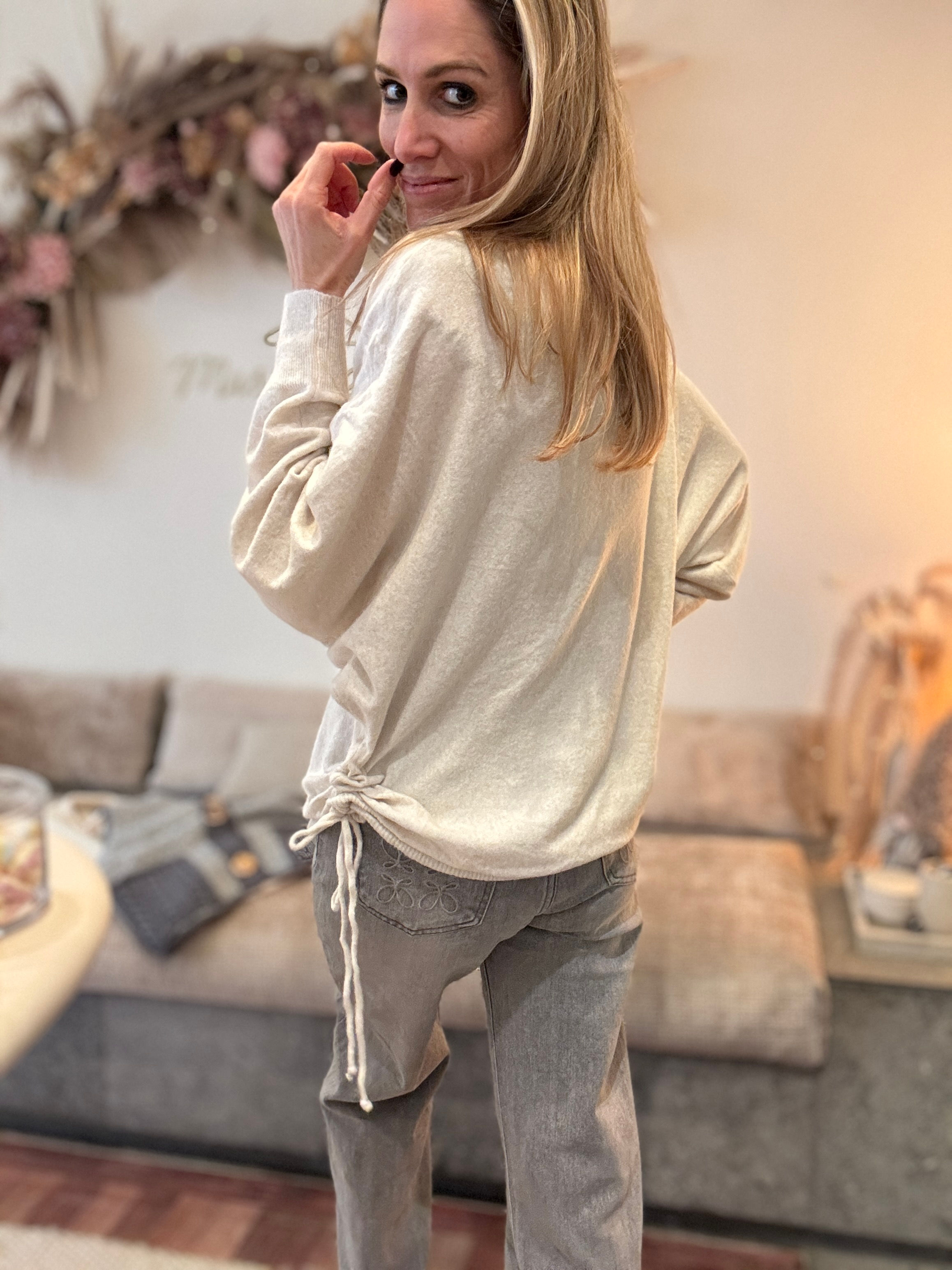 Pull sof cord beige