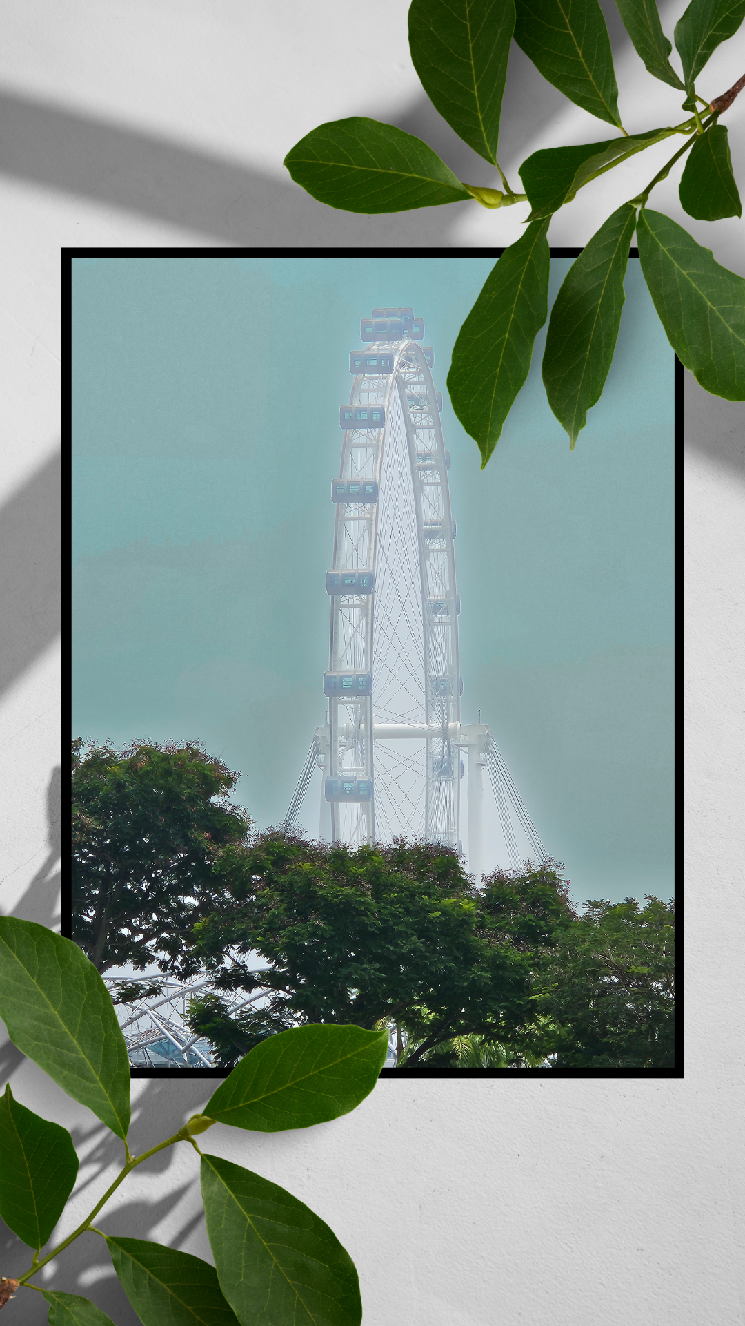 Breathtaking views via the Singapore flyer