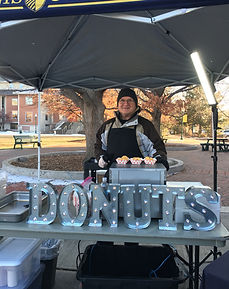 Donuts outside