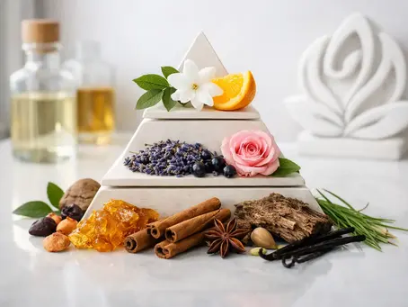 Guida alla piramide olfattiva chiara