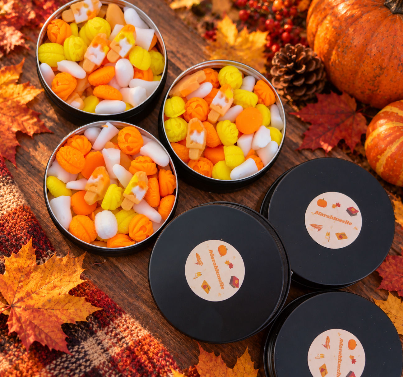 Twisted treacle & Candy Corn