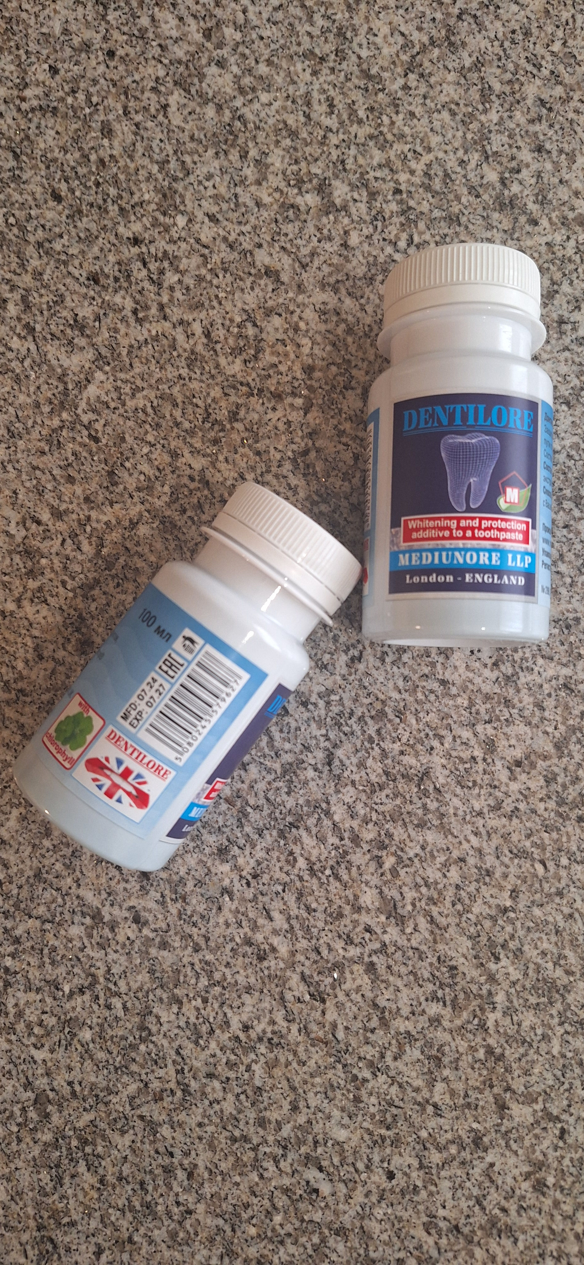 Dentilore for teeth, gums, nose and throat