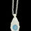 Thumbnail: St Lucia Sky Blue Marble Mermaid Pendant