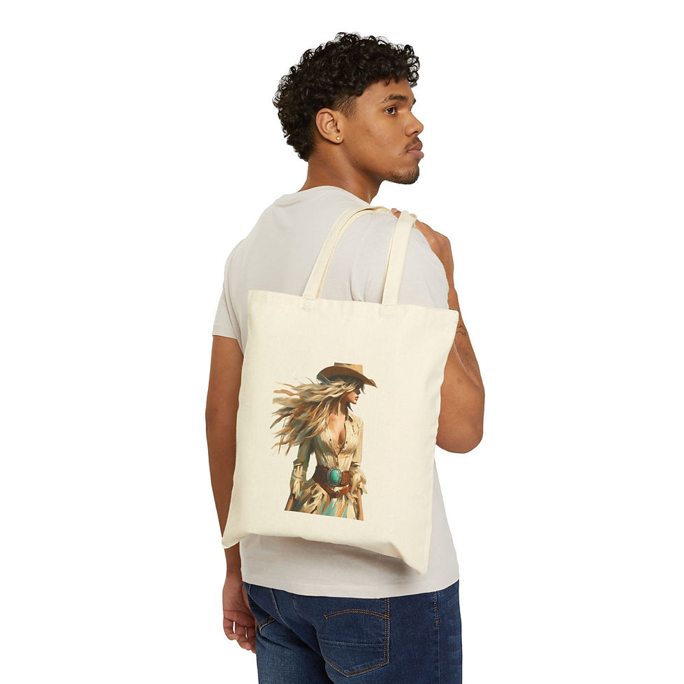 Thumbnail: Canvas Tote Bag - Unstoppable Design