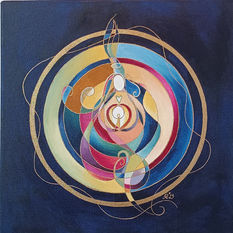 Maria Madonna Acrylgemälde