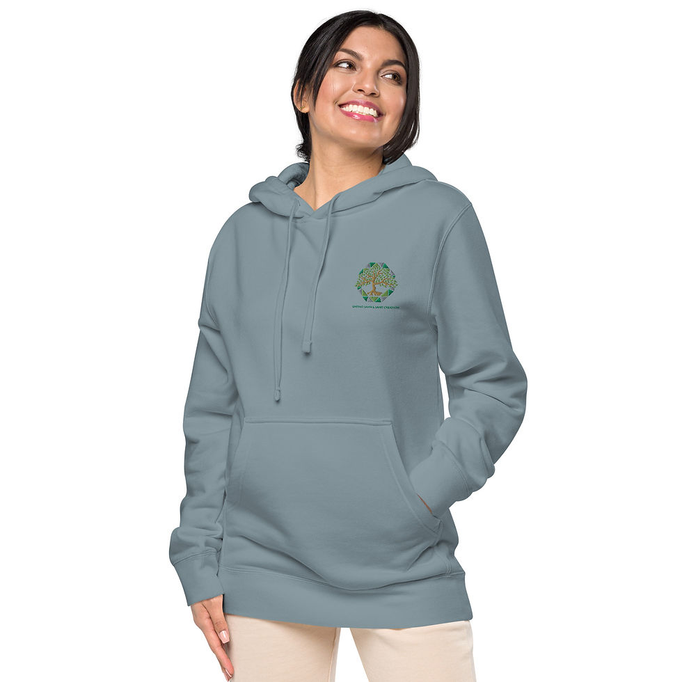 Thumbnail: Unisex pigment-dyed hoodie