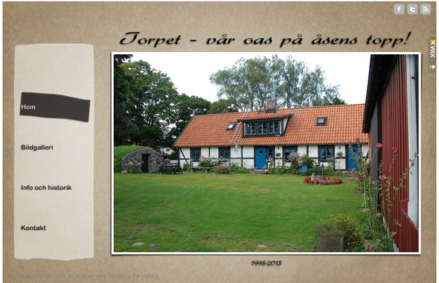 Idé & design av hemsida