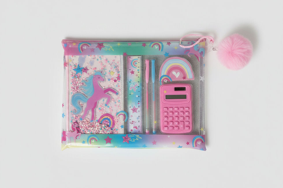 Rainbow Unicorn Dream Stationery Set