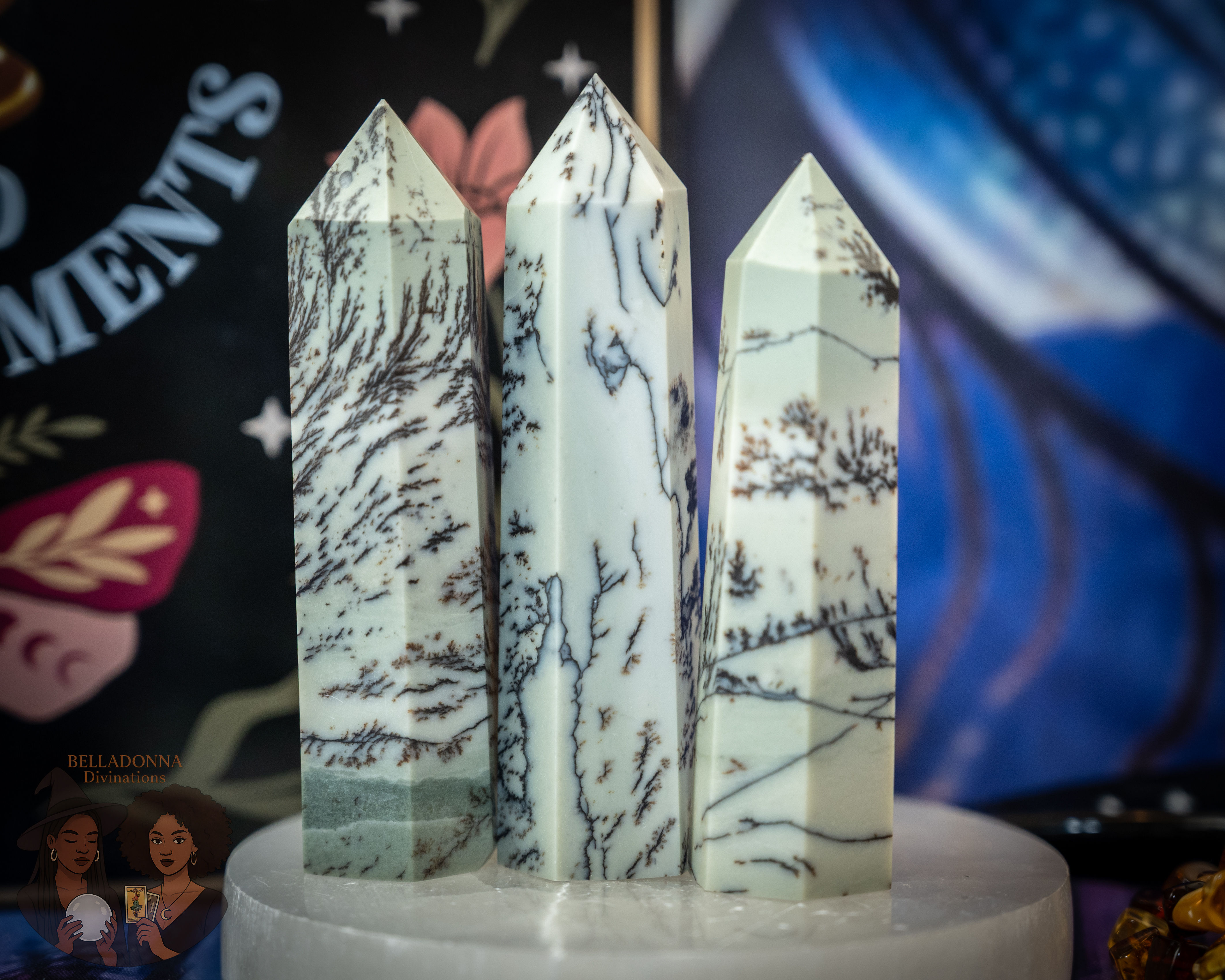 Dendritic Jade Tower