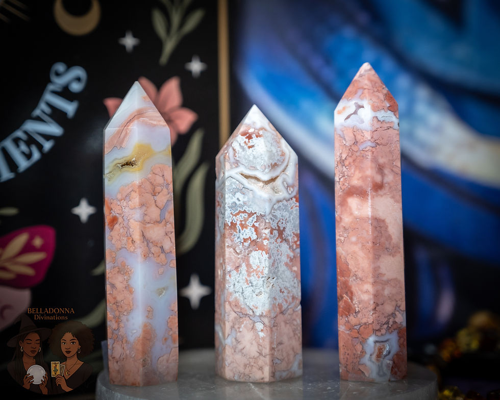 Thumbnail: Cotton Candy Agate Tower 