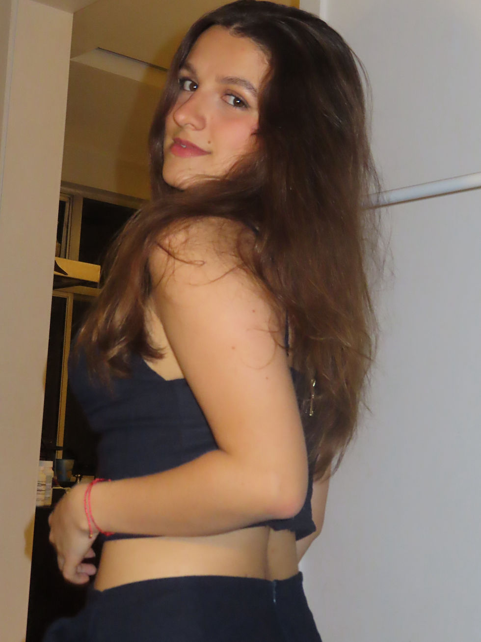 Thumbnail: Navy Blue Fizi Top