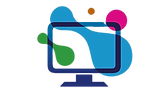 monitor-screen-computer-with-colorful-ra