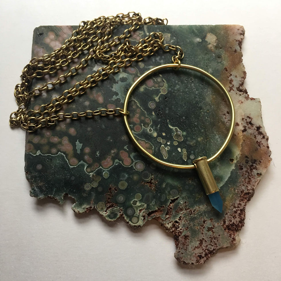 Thumbnail: hoop necklace