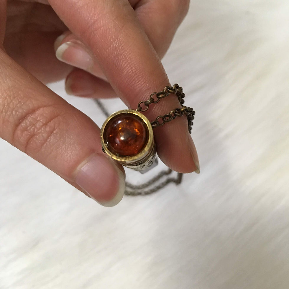 Thumbnail: coyote tooth tandem pendant