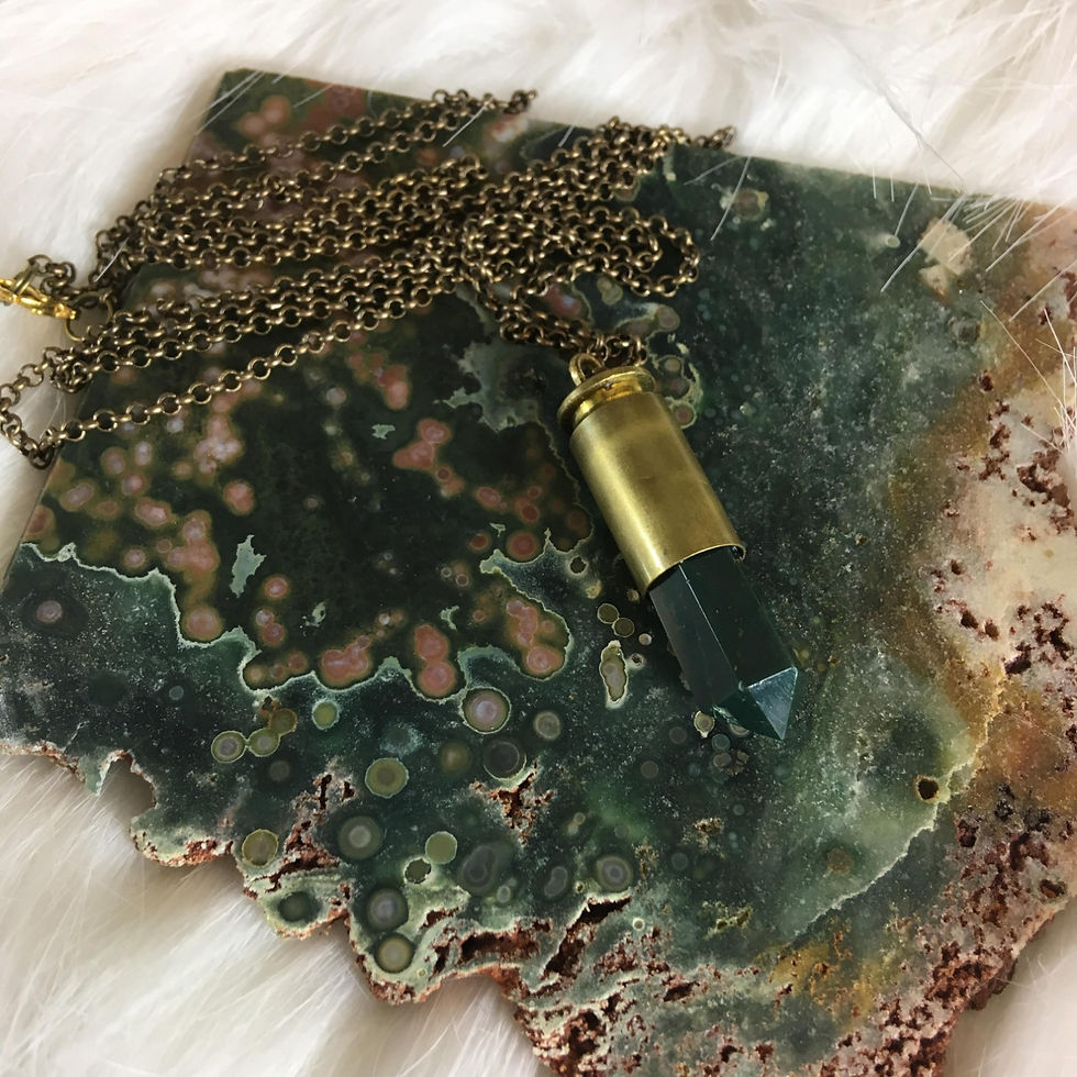 Thumbnail: bloodstone pendant