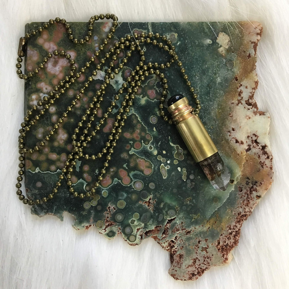 Thumbnail: phantom quartz tandem pendant