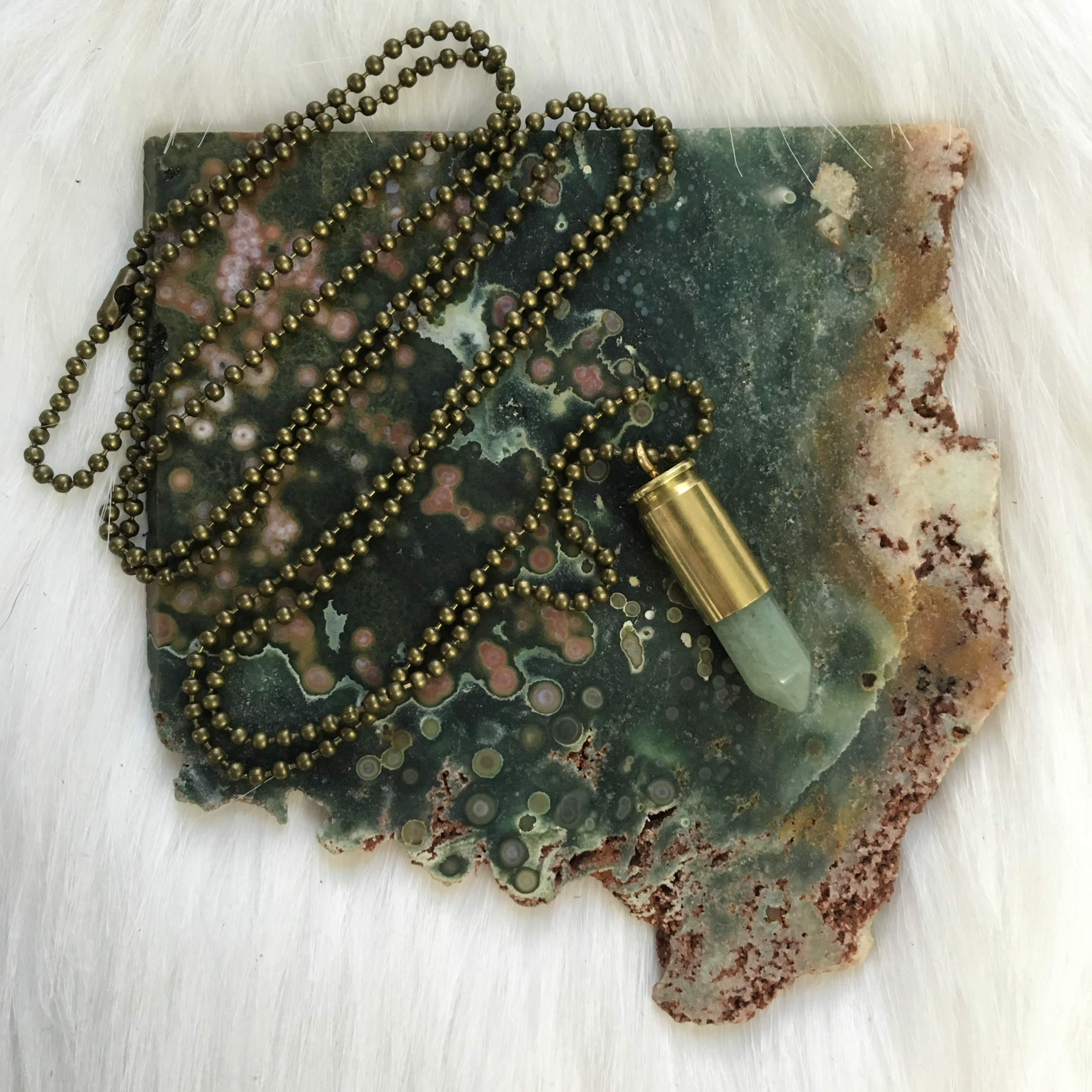 aventurine pendant