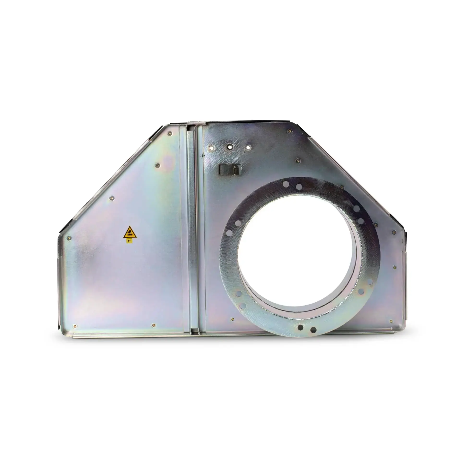 8" Metal Blast Gate Body for Dust Collection & Fume Extraction