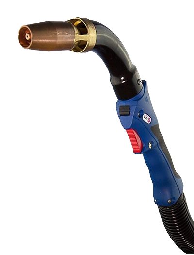 Source-capture welding gun representing an active welding extraction point