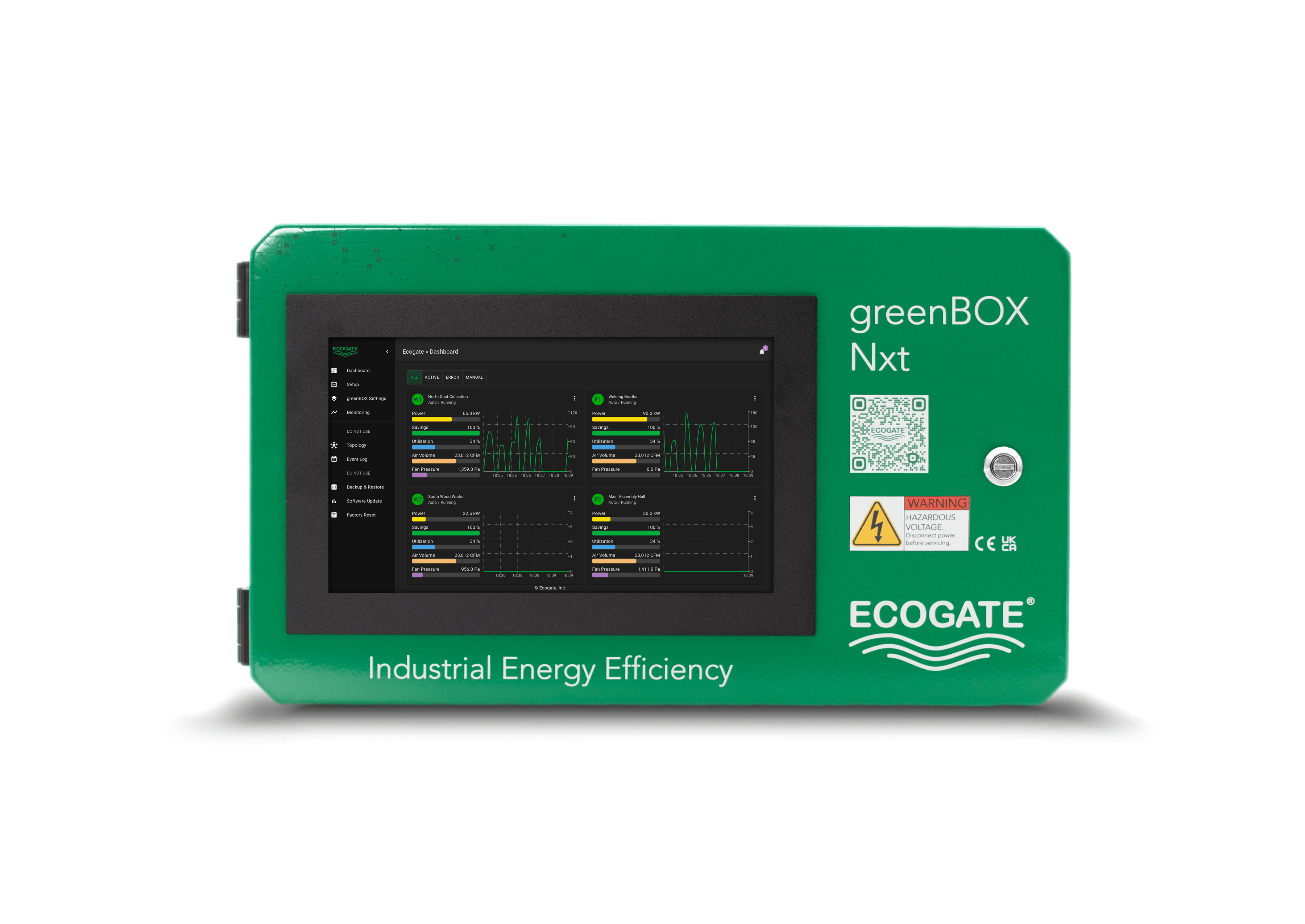 greenBOX Nxt Control Unit for On-Demand Dust Collection