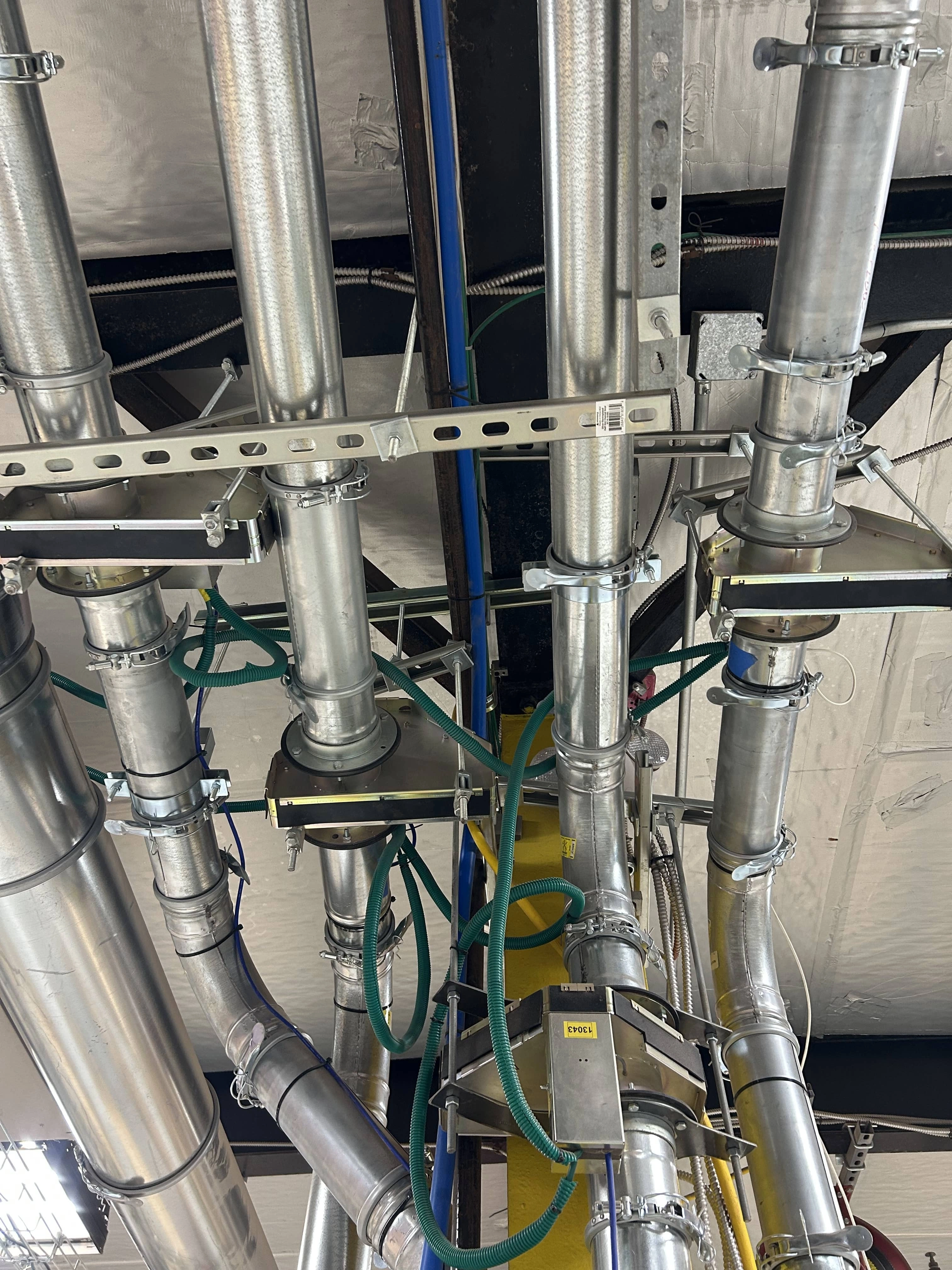 Dust collection system equipped with Ecogate