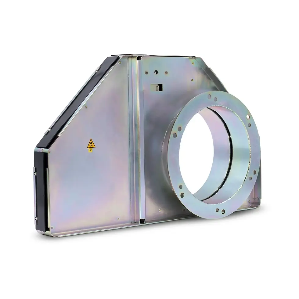 9" Metal Blast Gate Body for Dust Collection & Fume Extraction