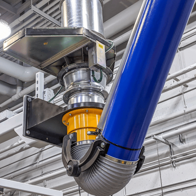 Ecogate-controlled welding ventilation system at Portland Community College