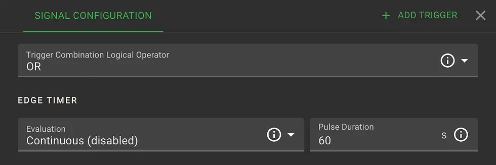 Fig 3: Click the “+ ADD TRIGGER”